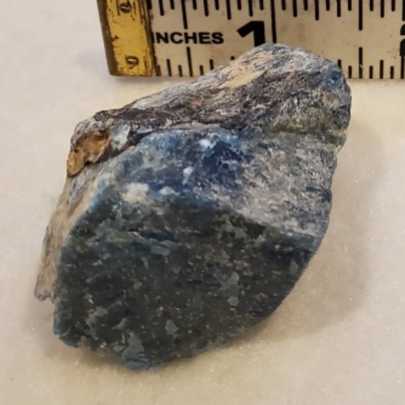 Natural Raw Apatite Crystal #1 stone more crystals in a couple corners of this 1 - Picture 5 of 12